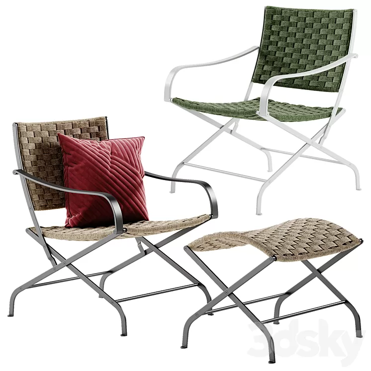 Flexform carlotta armchair 3D Model Flexform carlotta armchair 3D Model