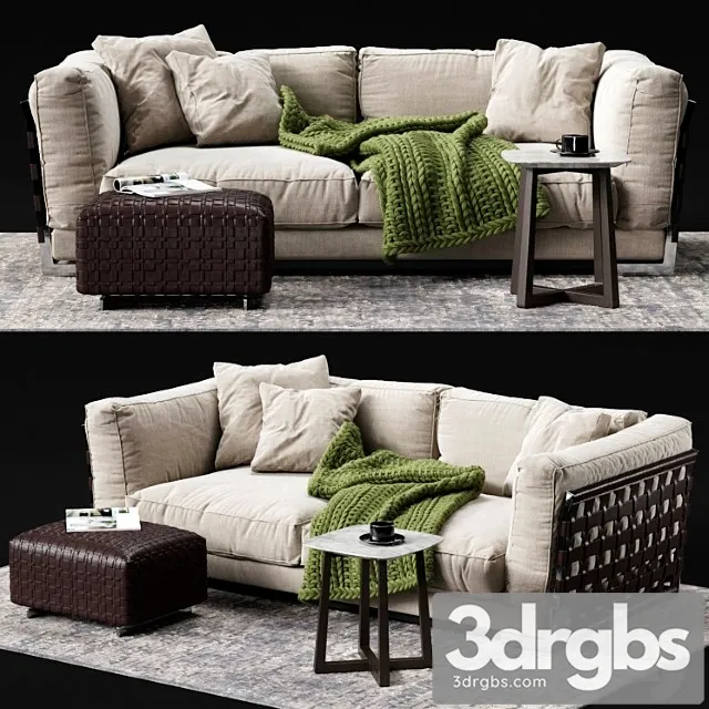 Flexform cestone 2 3D Model Download Flexform cestone 2 3D Model Download