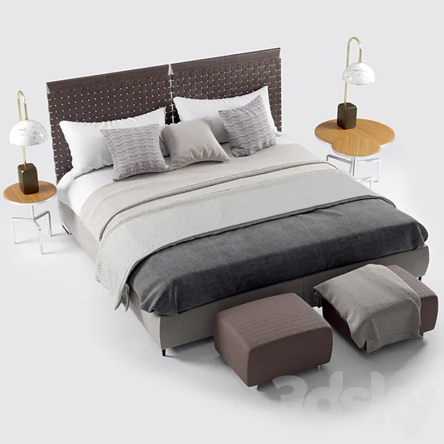 Flexform Cestone Bed 3DModel