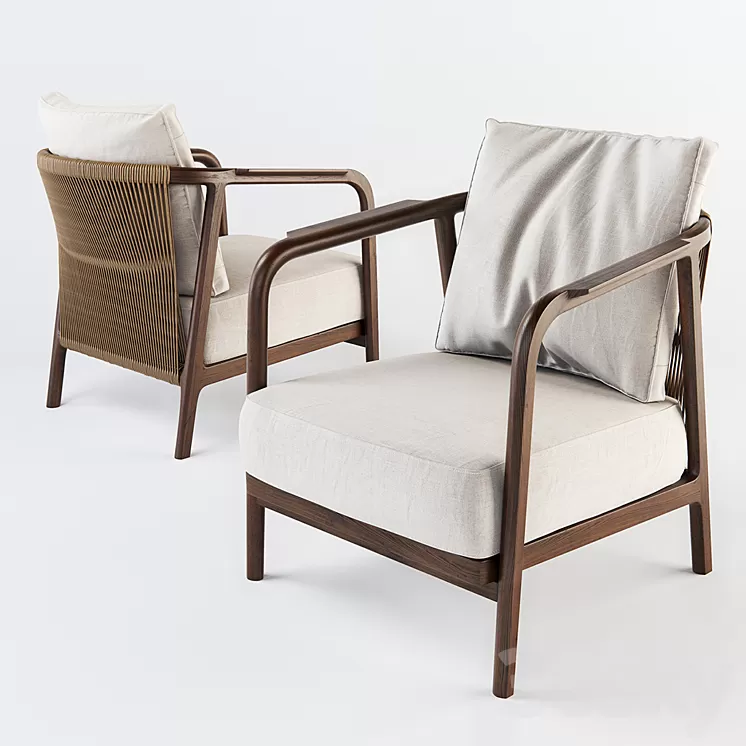 Flexform Crono armchair 3D Model