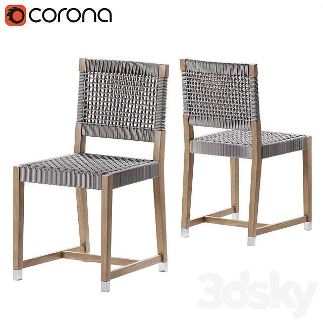 Flexform Dafne Outdoor Chair 3D Model