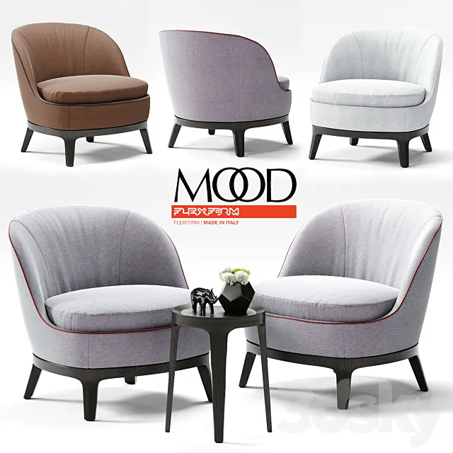 FLEXFORM Dragonfly Armchair 03 3DModel