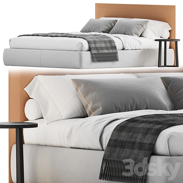 Flexform Eden Beds 3D Model Free Download