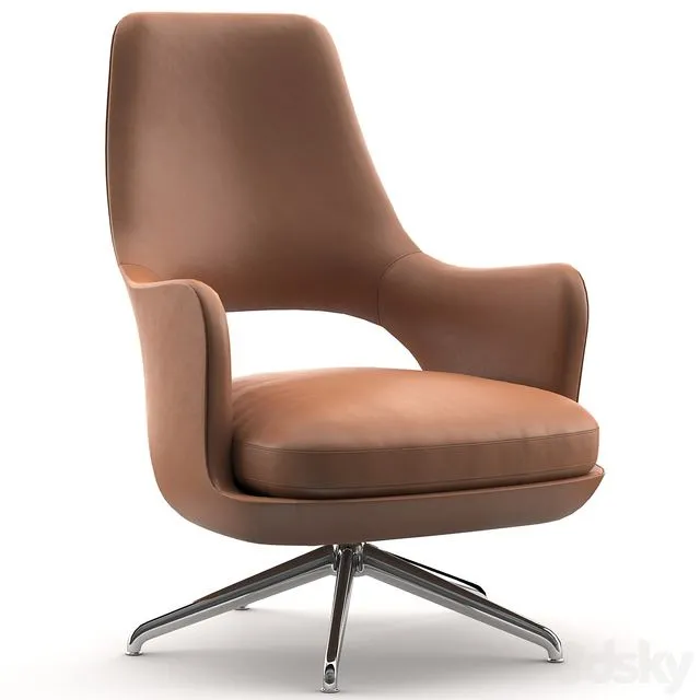 Flexform Eliseo armchair 3D Model Flexform Eliseo armchair 3D Model