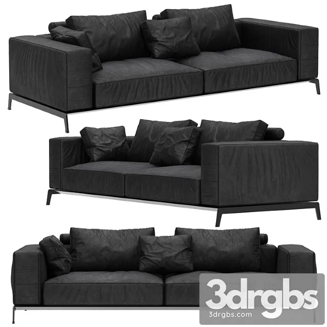 Flexform ettore 2 3D Model Download Flexform ettore 2 3D Model Download