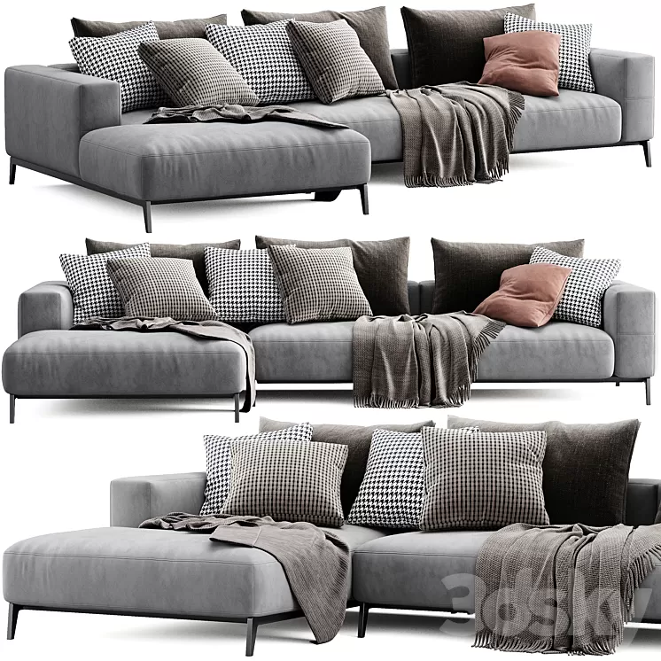 Flexform Ettore Chaise Longue 3D Model Free Download Flexform Ettore Chaise Longue 3D Model Free Download