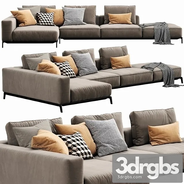 Flexform ettore sectional Flexform ettore sectional