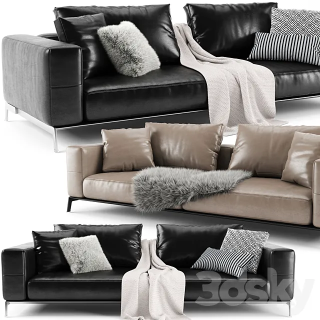 Flexform Ettore Sofa 3D Model