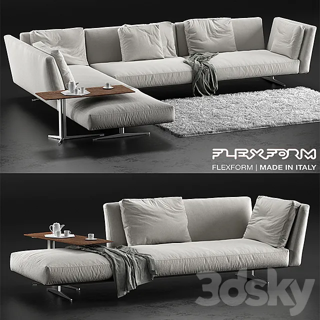 Flexform Evergreen 3DModel Flexform Evergreen 3DModel