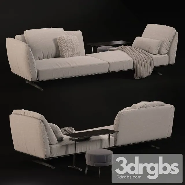 Flexform Evergreen Composition Sofa 3D Model Download Flexform Evergreen Composition Sofa 3D Model Download
