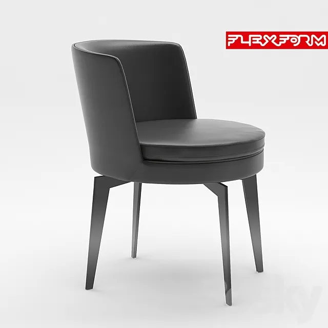 Flexform Feel Good Chair 3D Model Flexform Feel Good Chair 3D Model