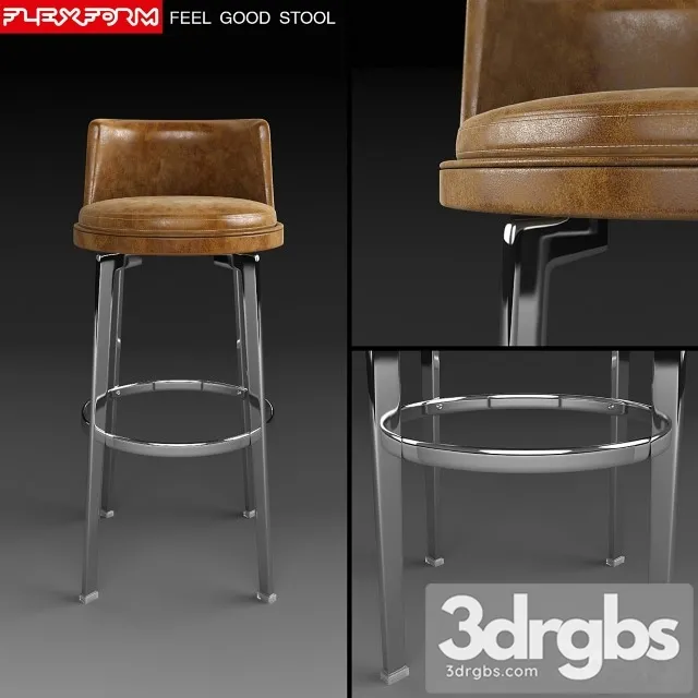 Flexform Feel Good Stool 3D Model Download Flexform Feel Good Stool 3D Model Download