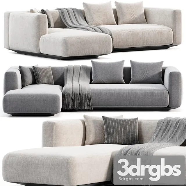 Flexform Grandemare Chaise Longue Sofa 11 3D Model Download Flexform Grandemare Chaise Longue Sofa 11 3D Model Download