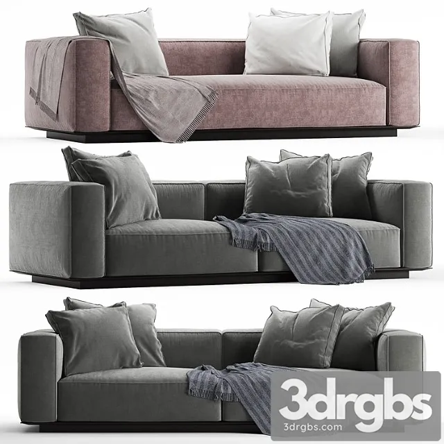 Flexform grandemare sofa 2 3D Model Download Flexform grandemare sofa 2 3D Model Download