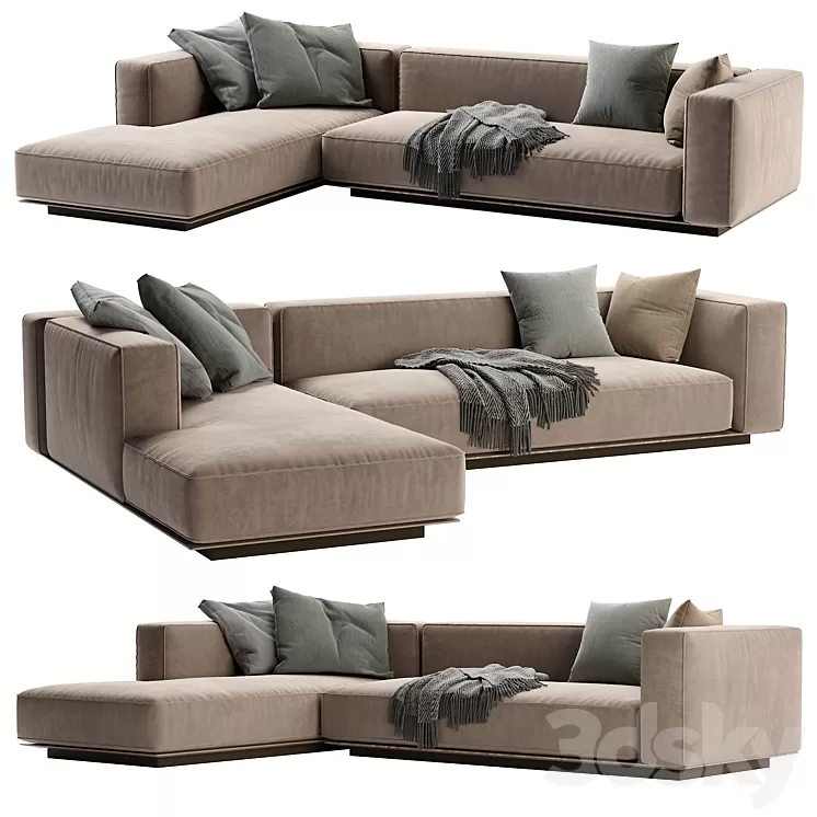 Flexform grandmare sofa 3D Model Free Download Flexform grandmare sofa 3D Model Free Download