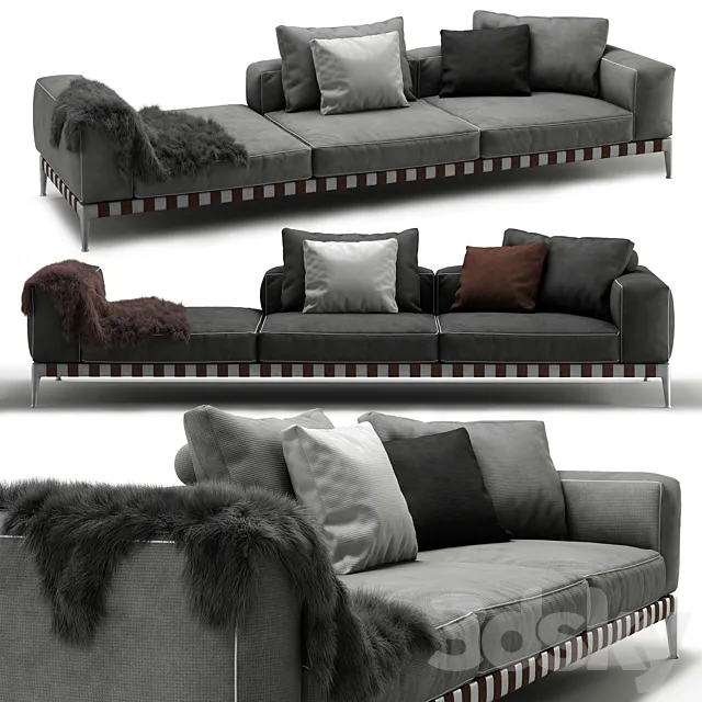 flexform GREGORY sofa – 02 3D Model