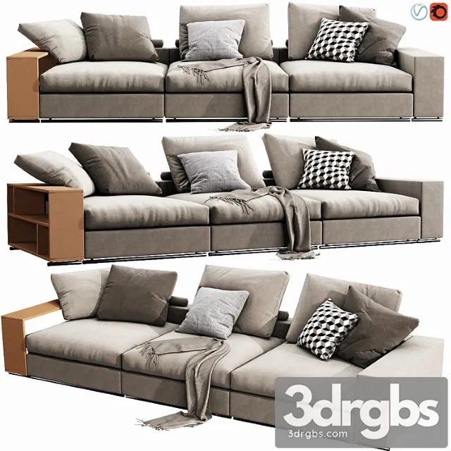 Flexform groundpiece 2 3D Model Download Flexform groundpiece 2 3D Model Download