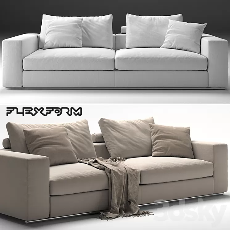 Flexform Groundpiece 3D Model