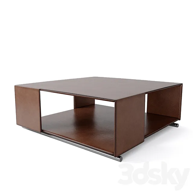 flexform groundpiece coffee table 3D Model