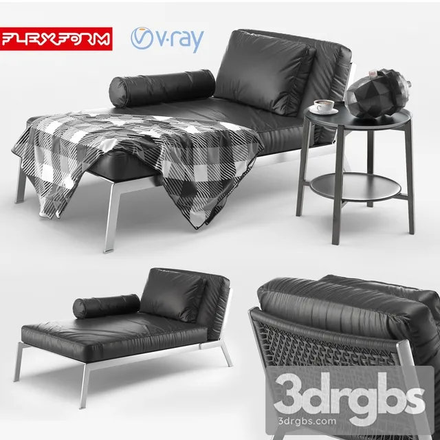 Flexform Happy Sofa Set 3D Model Download Flexform Happy Sofa Set 3D Model Download