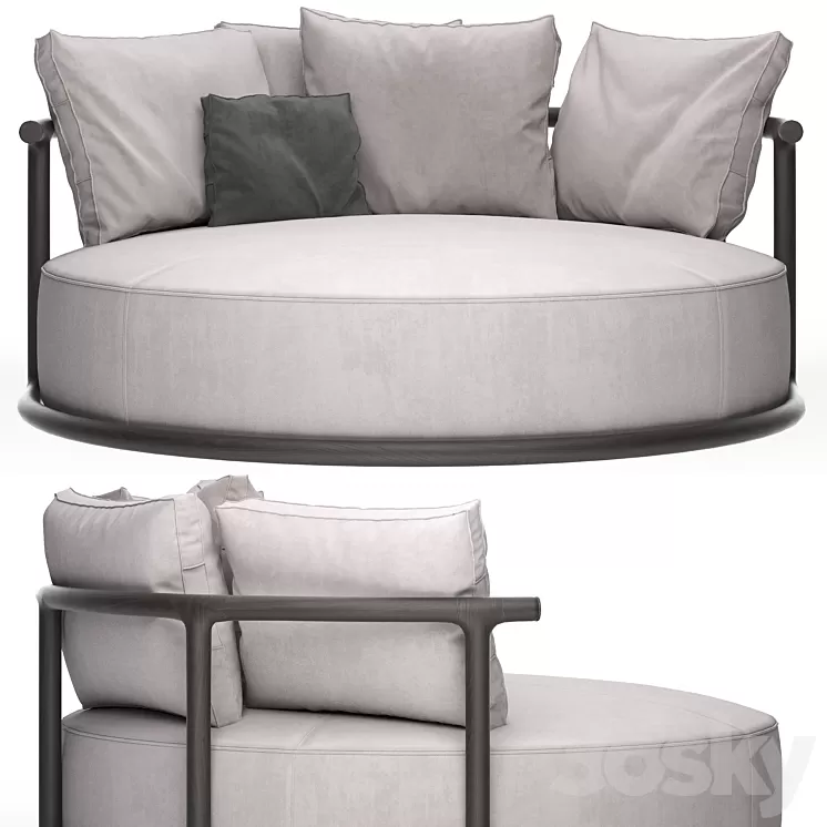 Flexform Icaro 3D Model Free Download