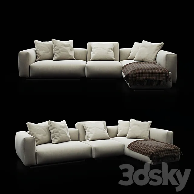 Flexform lario 3DModel Flexform lario 3DModel
