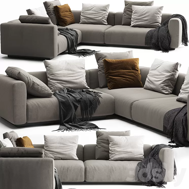 Flexform Lario B sofa 3D Model