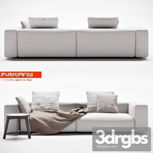 Flexform Lario Sofa 02 3D Model Download Flexform Lario Sofa 02 3D Model Download