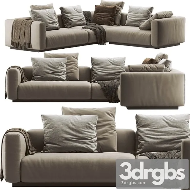Flexform Lario Sofa 3D Model Download Flexform Lario Sofa 3D Model Download