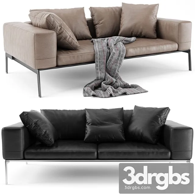 Flexform lifesteel 2 seater 2 3D Model Download Flexform lifesteel 2 seater 2 3D Model Download