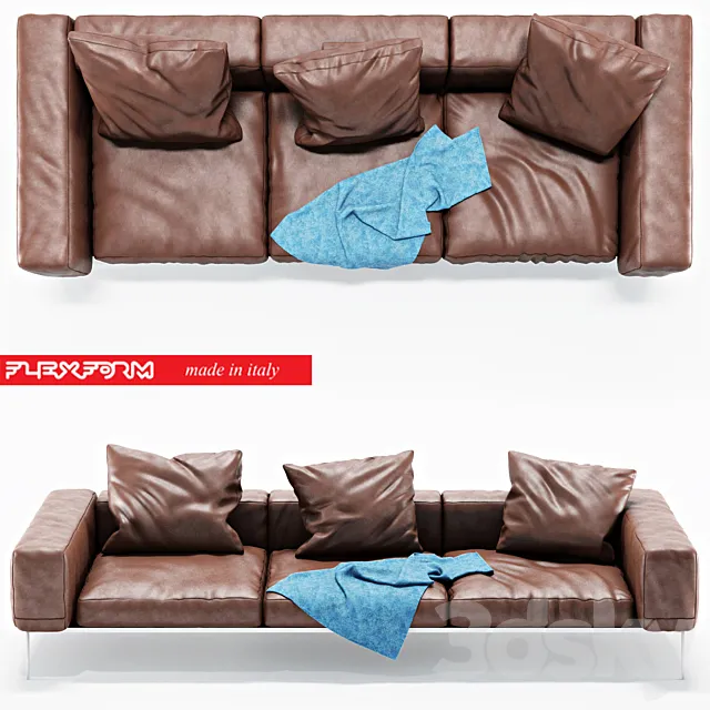 Flexform LIFESTEEL 3DModel Flexform LIFESTEEL 3DModel