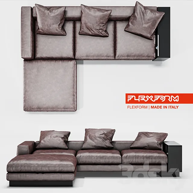 Flexform LIGHTPIECE 3D Model Flexform LIGHTPIECE 3D Model