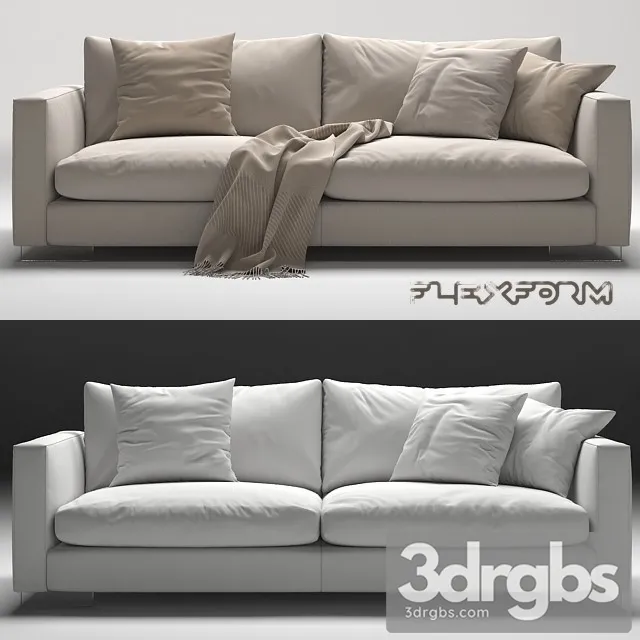 Flexform Magnum Sofa Chaplins 3D Model Download Flexform Magnum Sofa Chaplins 3D Model Download