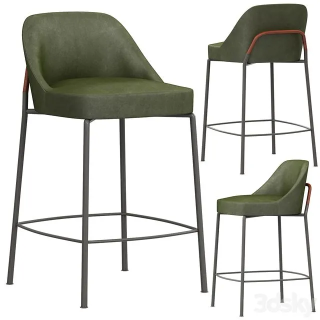 Flexform marley stool 3D Model