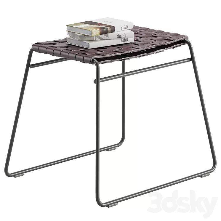 Flexform mate ottoman 3D Model