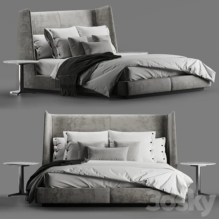 flexform Midnight vol2 3D Model Free Download