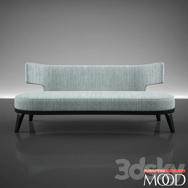 Flexform Mood Drop sofa 3D Model Flexform Mood Drop sofa 3D Model