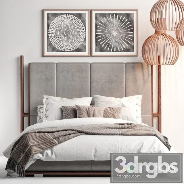 Flexform Mood Icaro Bed 3D Model Download Flexform Mood Icaro Bed 3D Model Download