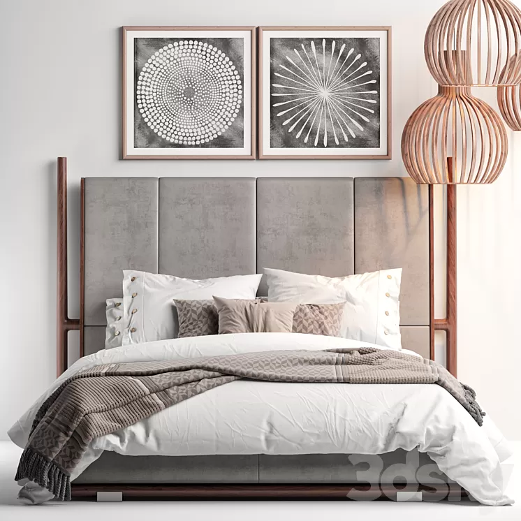 Flexform MOOD Icaro Bed 3D Model