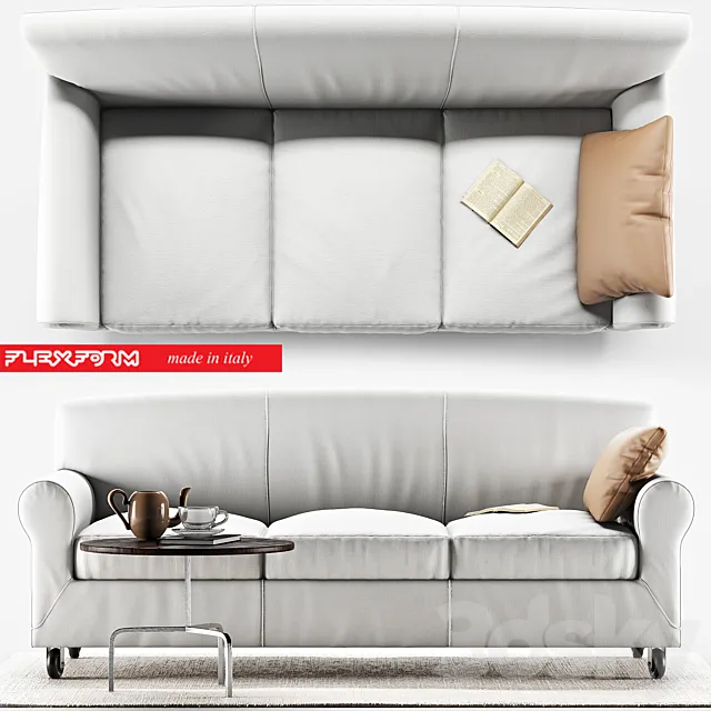 Flexform NONNAMARIA 3D Model Flexform NONNAMARIA 3D Model