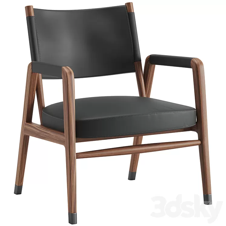 Flexform Ortigia SH Armchair 3D Model Flexform Ortigia SH Armchair 3D Model