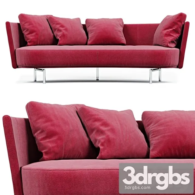 Flexform phil sofa 2 3D Model Download Flexform phil sofa 2 3D Model Download