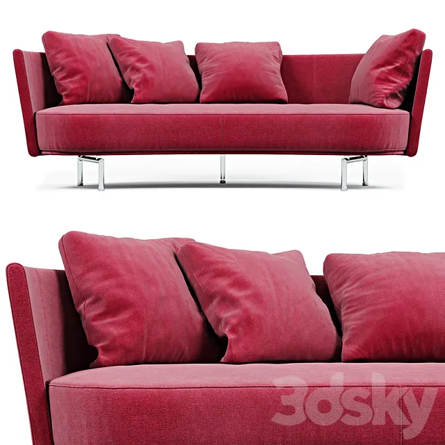 Flexform Phil Sofa 3DModel Flexform Phil Sofa 3DModel