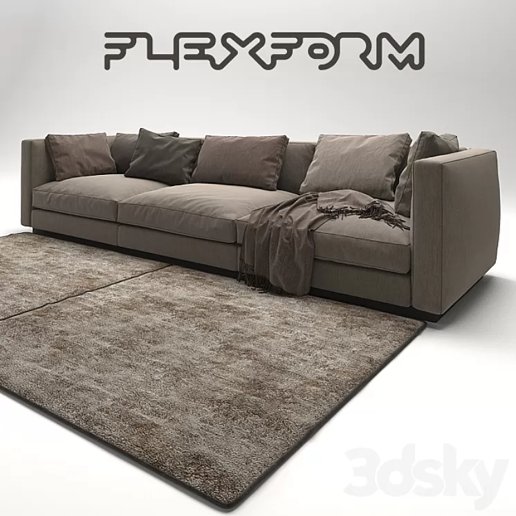 Flexform Pleasure 2 3D Model