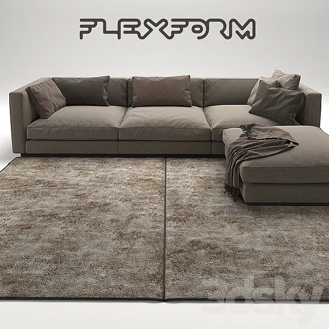 Flexform Pleasure 3DModel Flexform Pleasure 3DModel