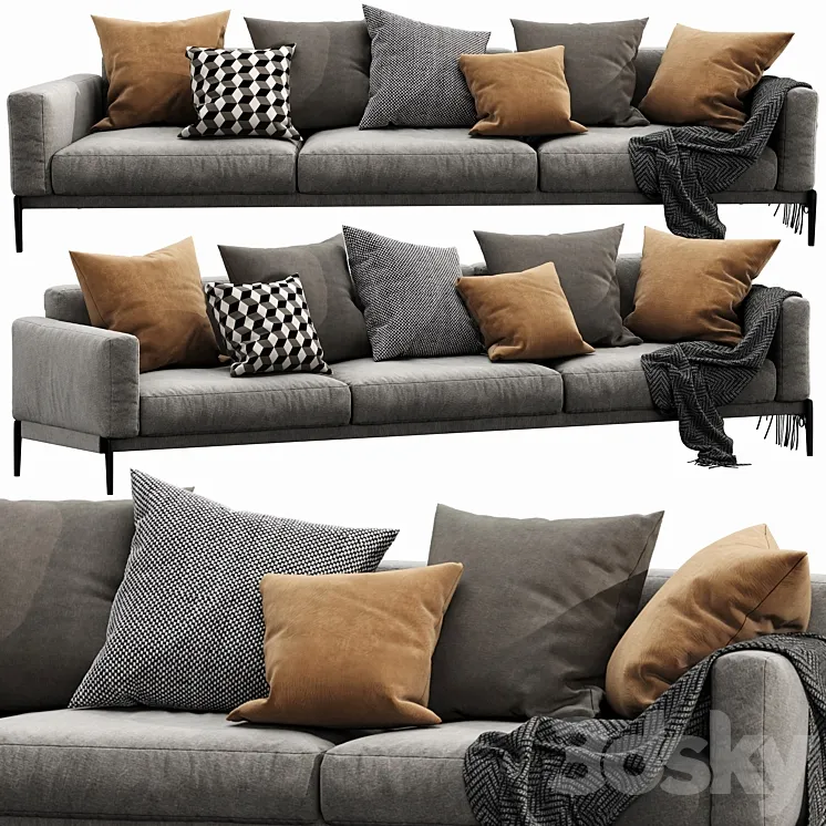 Flexform Romeo Compact 3D Model Free Download