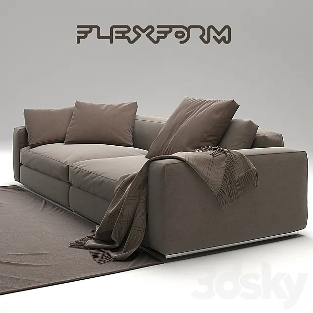 flexform sofa 3D Model