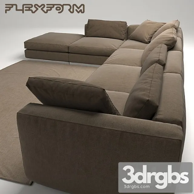 Flexform Sofa 4 3D Model Download Flexform Sofa 4 3D Model Download