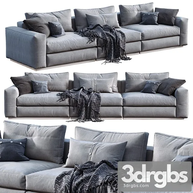 Flexform sofa beauty_1 2 3D Model Download Flexform sofa beauty_1 2 3D Model Download