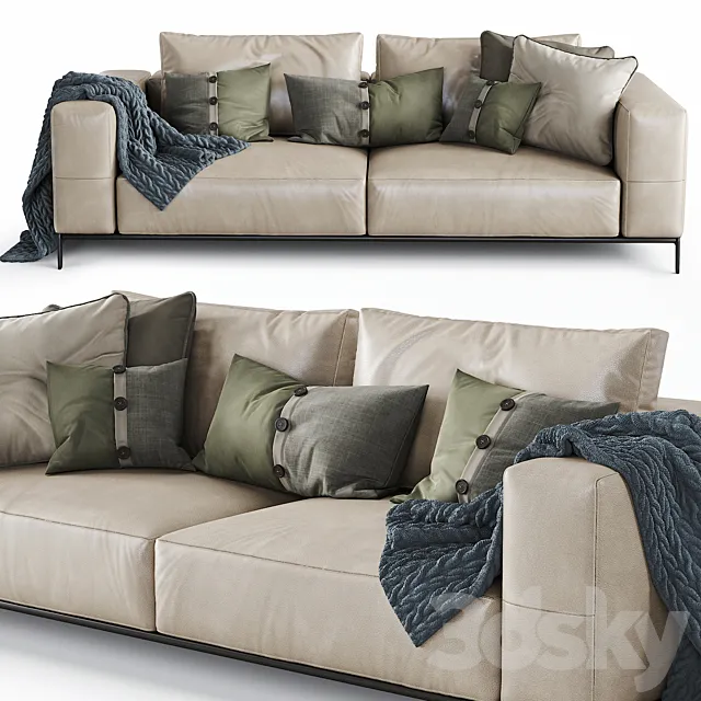 Flexform Sofa Ettore 3DModel